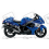 Decals SUZUKI HAYABUSA 2017 BLUE-WHITE (Compatible Product)