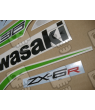 STICKER SET KAWASAKI ZX-6R AÑO 2013 GREEN