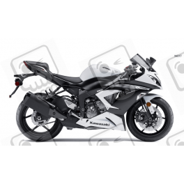 ADHESIVO KIT KAWASAKI ZX-6R AÑO 2013 WHITE