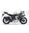 ADESIVI KAWASAKI ZX-6R YEAR 2013 WHITE