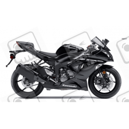 ADHESIVO KIT KAWASAKI ZX-6R AÑO 2013 NEGRO
