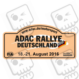 ADHESIVO RALLY FIA WRC ALEMANIA 2016