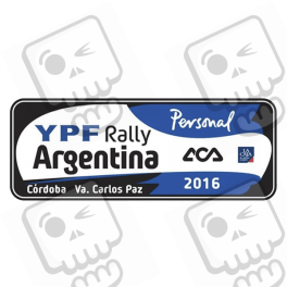 ADHESIVO RALLY FIA WRC ARGENTINA 2016