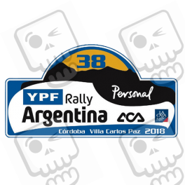 AUFKLEBER RALLY FIA WRC ARGENTINA 2018