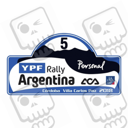 ADHESIVO RALLY FIA WRC ARGENTINA 2018
