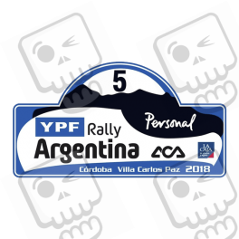 AUTOCOLLANT RALLY FIA WRC ARGENTINA 2018