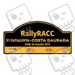 AUTOCOLLANT RALLY FIA WRC ESPAÑA 2015