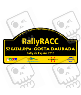 STICKER RALLY FIA WRC ESPAÑA 2016