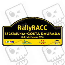 AUTOCOLLANT RALLY FIA WRC ESPAÑA 2016