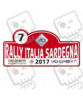 STICKER RALLY FIA WRC ITALY (Compatible Product)