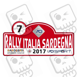 STICKER RALLY FIA WRC ITALY