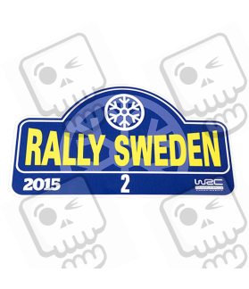 AUFKLEBER RALLY FIA WRC SWEDEN (Kompatibles Produkt)