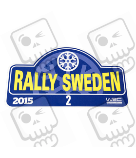 AUTOCOLLANT RALLY FIA WRC SWEDEN