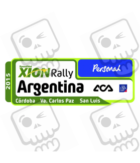AUFKLEBER RALLY FIA WRC ARGENTINA (Kompatibles Produkt)