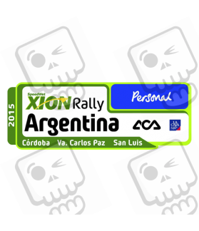 STICKER RALLY FIA WRC ARGENTINA (Compatible Product)