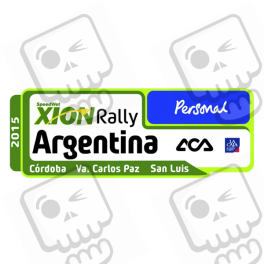AUTOCOLLANT RALLY FIA WRC ARGENTINA