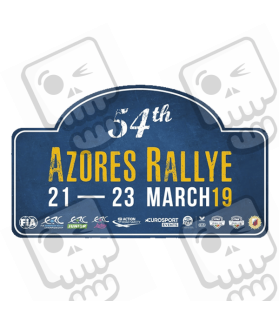 STICKER RALLY FIA WRC AZORES (Compatible Product)