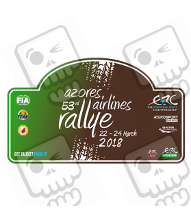 ADHESIVO RALLY FIA WRC AZORES
