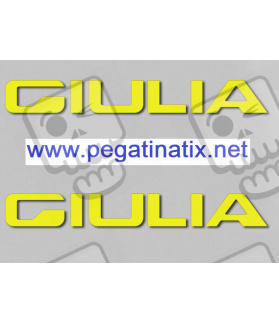 STICKER LOGO ALFA ROMEO GIULA (Compatible Product)
