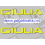 AUTOCOLLANT LOGO ALFA ROMEO GIULA (Produit compatible)