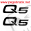 AUTOCOLLANT LOGO AUDI Q5 (Produit compatible)