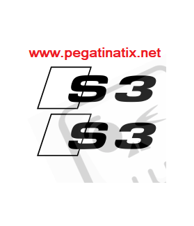 ADHESIVO LOGO AUDI S3