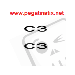 AUTOCOLLANT LOGO CITROEN C3