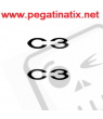 AUTOCOLLANT LOGO CITROEN C3