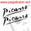 AUTOCOLLANT LOGO CITROEN PICASSO (Produit compatible)