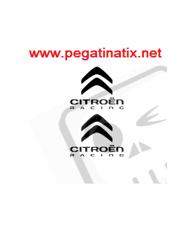 AUFKLEBER LOGO CITROEN RACING