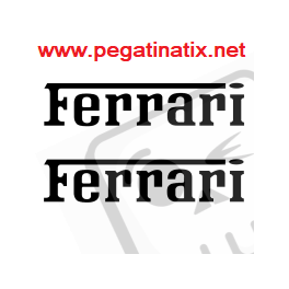 ADHESIVO LOGO FERRARI