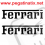 AUTOCOLLANT LOGO FERRARI (Produit compatible)