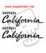 AUTOCOLLANT LOGO FERRARI CALIFORNIA