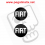 AUTOCOLLANT LOGO FIAT (Produit compatible)