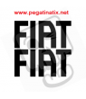 AUFKLEBER LOGO FIAT 500