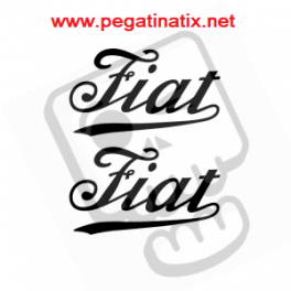 AUTOCOLLANT LOGO FIAT ABARTH