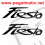 STICKER LOGO FORD FIESTA (Compatible Product)
