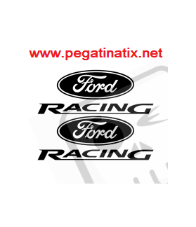 ADESIVI LOGO FIAT FORD RACING (Prodotto compatibile)
