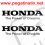 ADESIVI LOGO HONDA POWER OF DREAMS (Prodotto compatibile)
