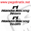 AUTOCOLLANT LOGO HONDA RACING TEAM (Produit compatible)