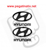 AUFKLEBER LOGO HYUNDAI