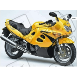 Autocollant Suzuki KATANA GSX F600 YEAR 2000 YELLOW