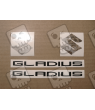 Autocollant Suzuki GLADIUS GREY 2013 SV650