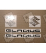 Stickers Suzuki GLADIUS GREY 2013 SV650
