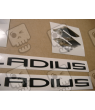 Aufkleber Suzuki GLADIUS GREY 2013 SV650