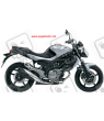 Adesivi Suzuki GLADIUS SILVER 2013 SV650