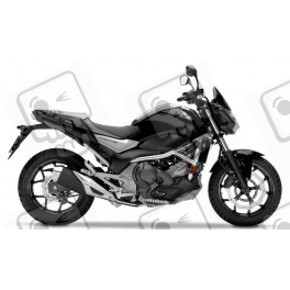 ADESIVI HONDA HONDA NC750S YEAR 2016 BLACK