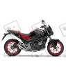 AUFKLEBER HONDA NC750S YEAR 2016 BLACK-RED