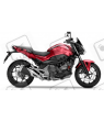 ADESIVI HONDA HONDA NC750S YEAR 2018 RED