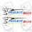 ADESIVI PEUGEOT SPORT (Prodotto compatibile)